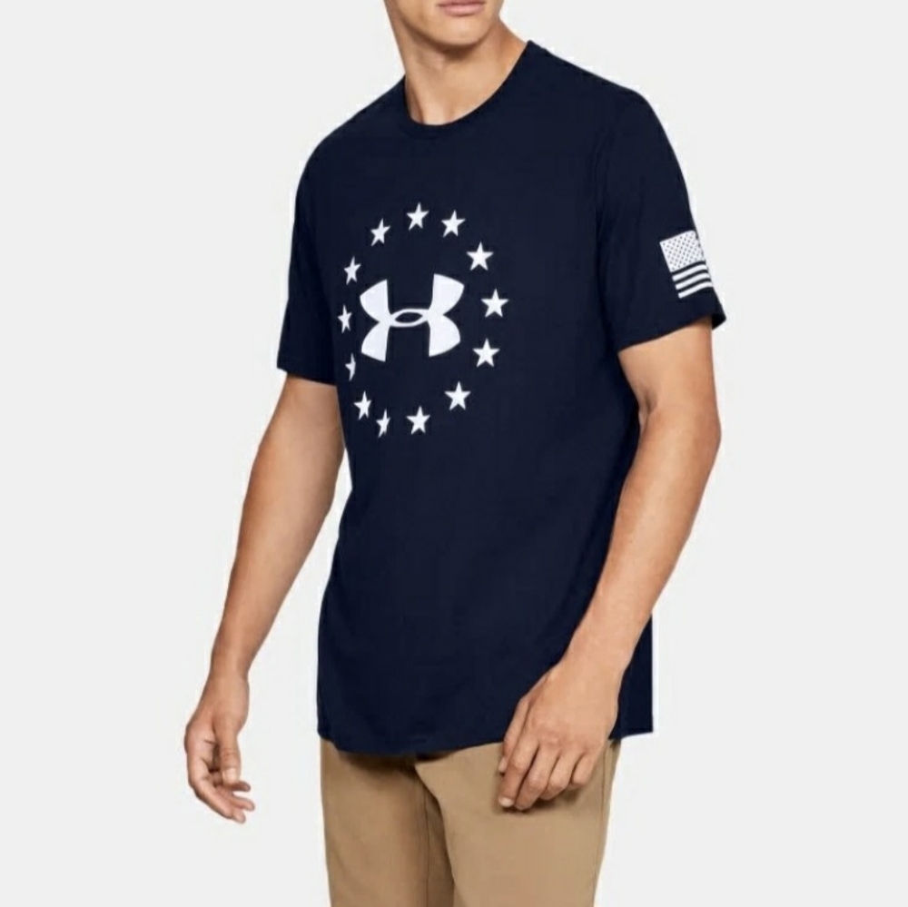 Under Armour Loose Heatgear Freedom Logo T-Shirt 2021